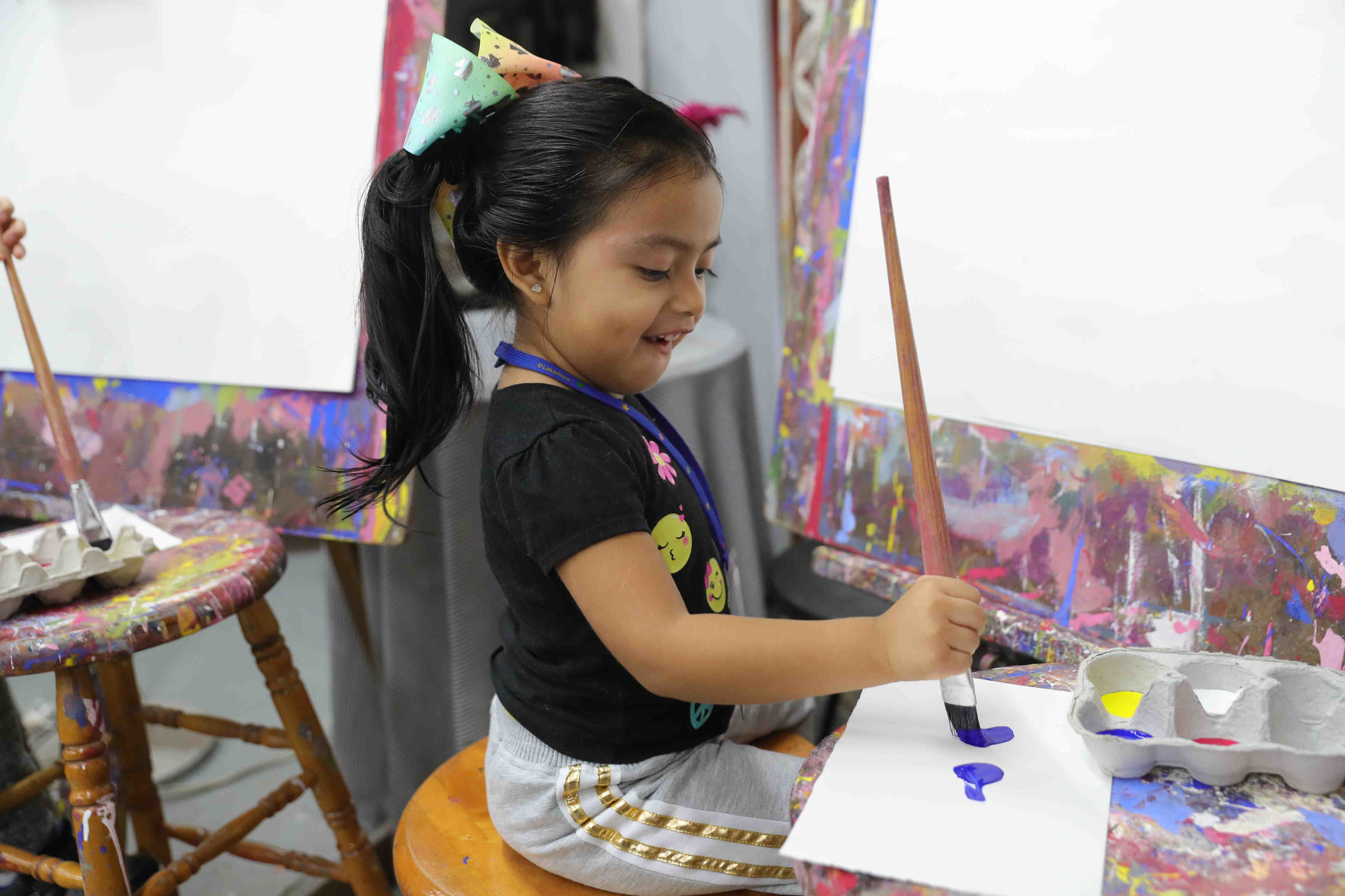 Gateway Head Start of Vineland hands on art experience at The Barn Studio of Art